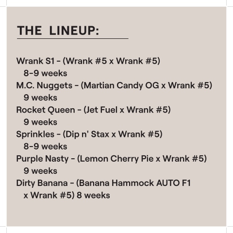 WRANK Multipack Lineup